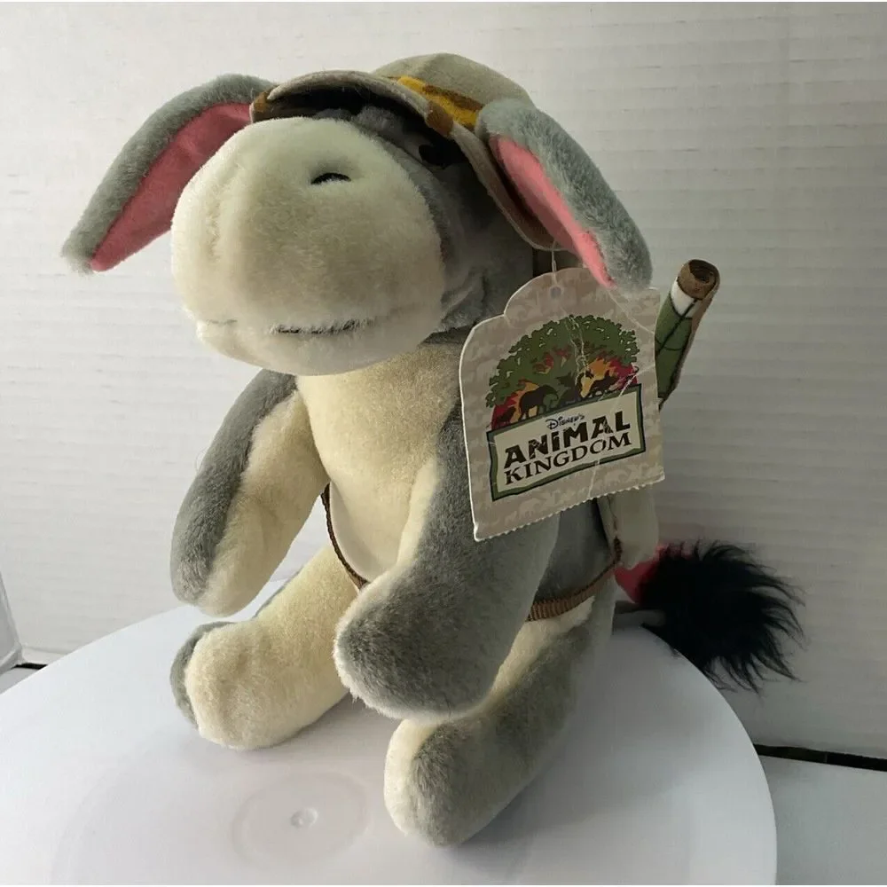 Vintage‎ Walt Disney World Safari Eeyore Plush Stuffed Animal Kingdom 9